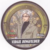 Coaster #45 (Clock Virgil) NFS Inclued with Cool And Capable Secretary Virgil drink